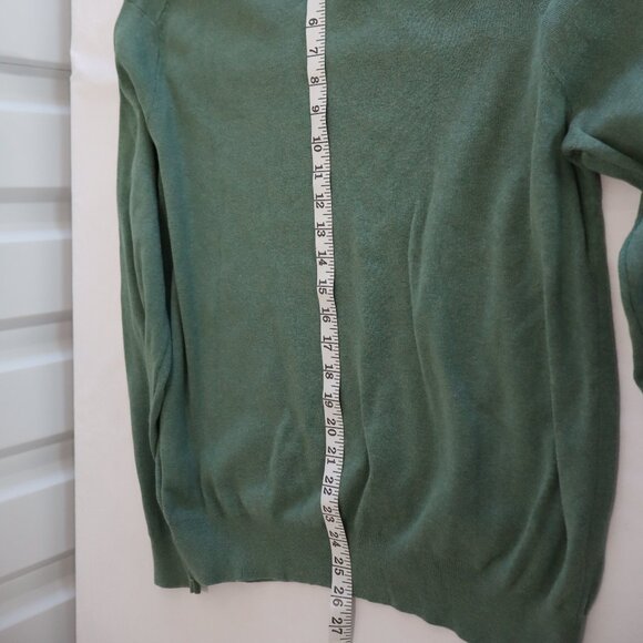 Polo Ralph Lauren Men's V-Neck 100% Pima Cotton Green Red Pony Size XL - Picture 7 of 8